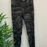 Squat Proof Align Leggings - Green Camo