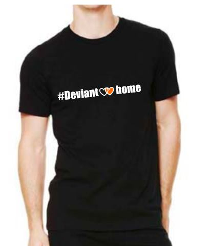 Deviant at home Tri bend T-shirt